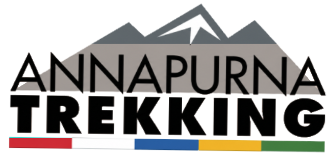 Official brand logo featuring mountain peaks and typography for the Annapurna Circuit Trek Tour.